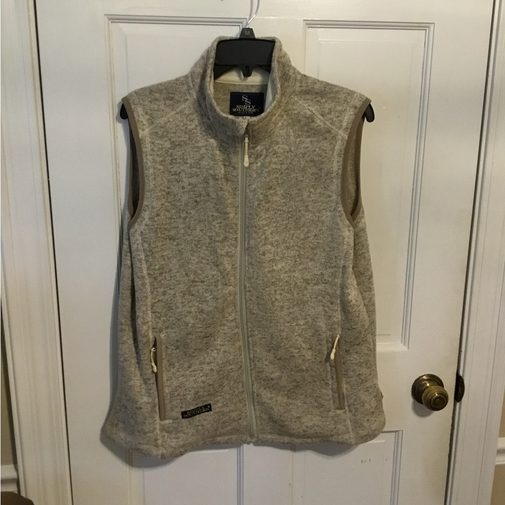 The North Face Women's Tan Fleece Vest